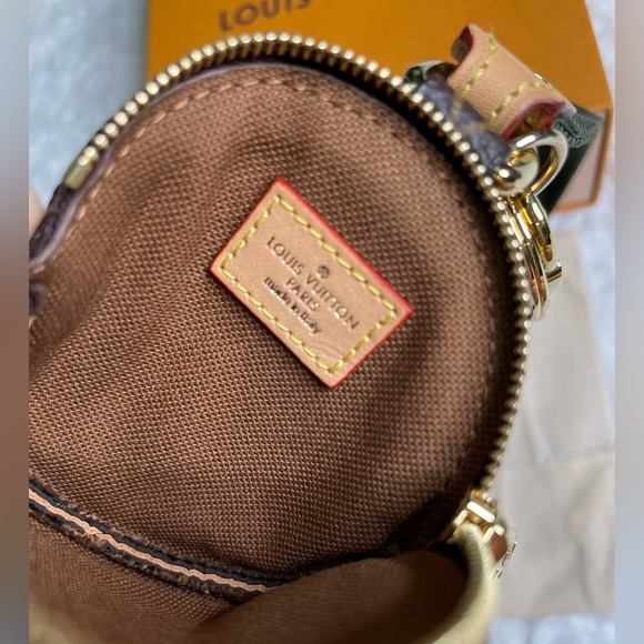 Louis Vuitton Monogram Khaki Green Multi Pochette Lanyard Key Holder 💚🤎 - Picture 8 of 16